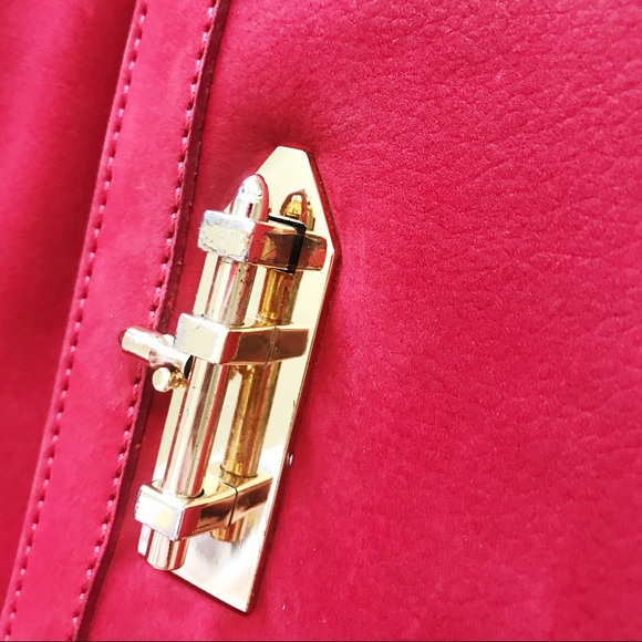 Anthropologie MySuelly Retro Red Leather Purse - Picture 2 of 8